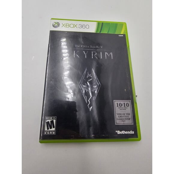 The Elder Scrolls V: Skyrim (Microsoft Xbox 360, 2011) Tested, CIB, Manual - Picture 1 of 3